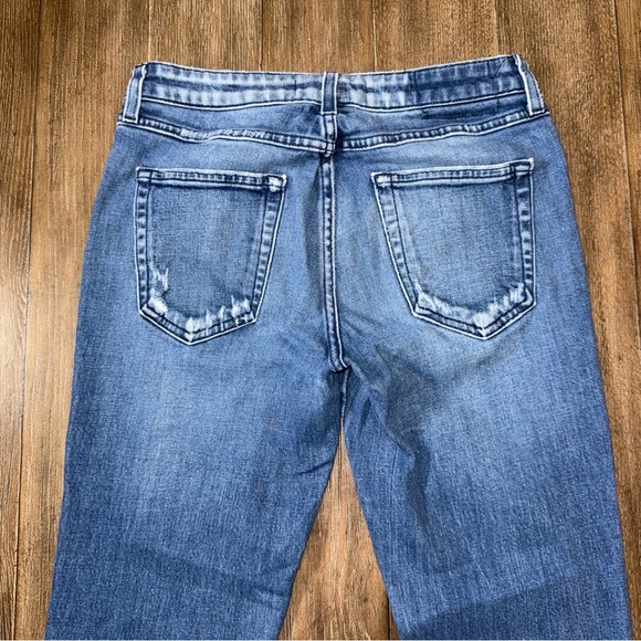 AMO Jeans Stix Crop Raw Hem Skinny Jeans - Picture 8 of 9